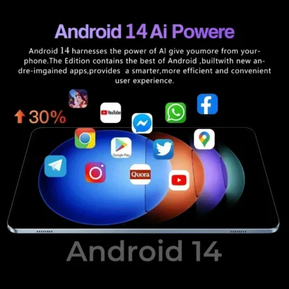 2025 new7s pro tablet com snapdragon 8gen2 4k tela 22gb ram 2tb de armazenamento sistema android 14 modo duplo 5g e wi-fi 20000mah - Image 2